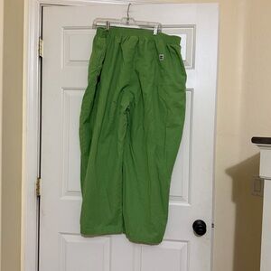 Lucy & Yak Archie Green Elastic Waist Comfy Pull On Pants Size XL
